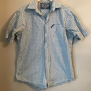 Ecko Unlimited Plaid button down men’s shirt.